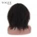 Kinky Curly 360 Lace Front Wig for Black Woman 150 Density Virgin Brazilian Human Hair Lace Frontal Wig Pre Plucked Natural Hair line with Baby Hair